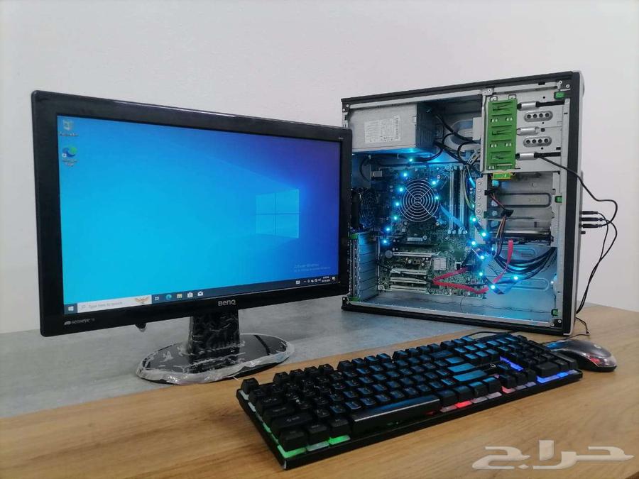 Desktop computer with screen and lighting for sale64584178153857112