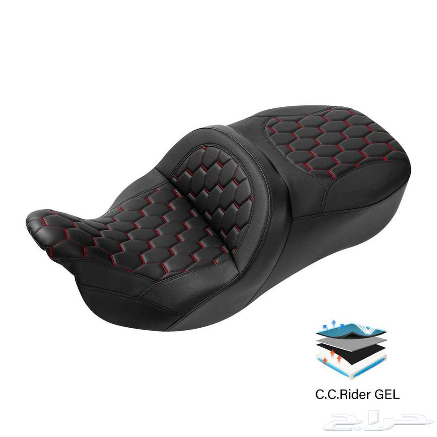 مقعد (جل) هارلي تورينج جديد (2009-2023) Gel Touring Seat64583415440515110
