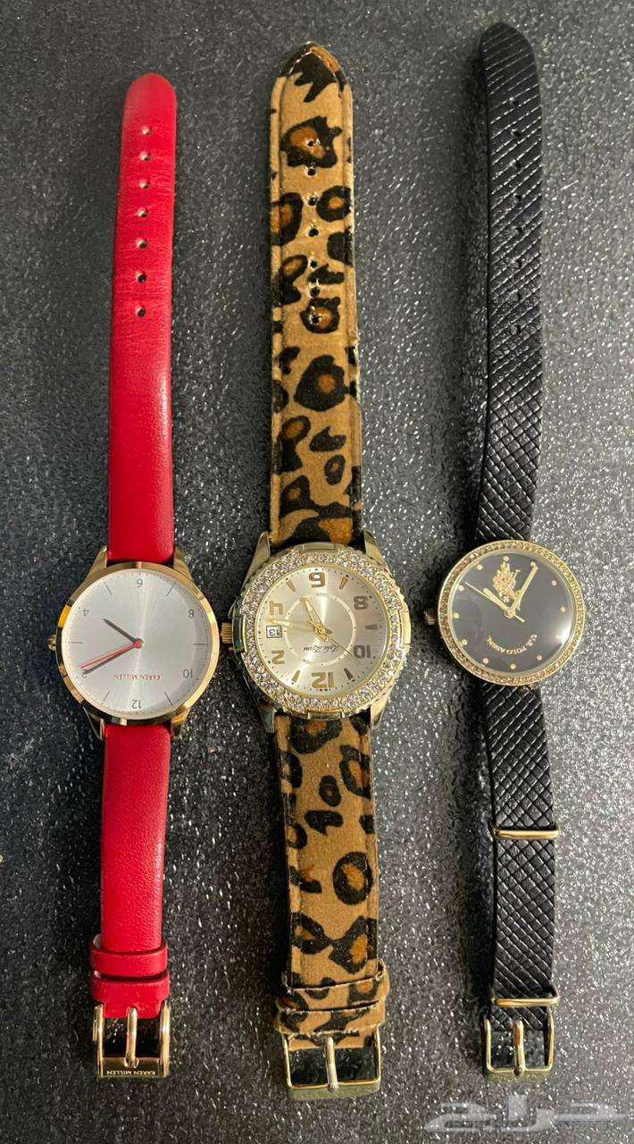 3 ساعة نسائية ماركات مستعملة بسعر 250 ريال فقط64594639352707110