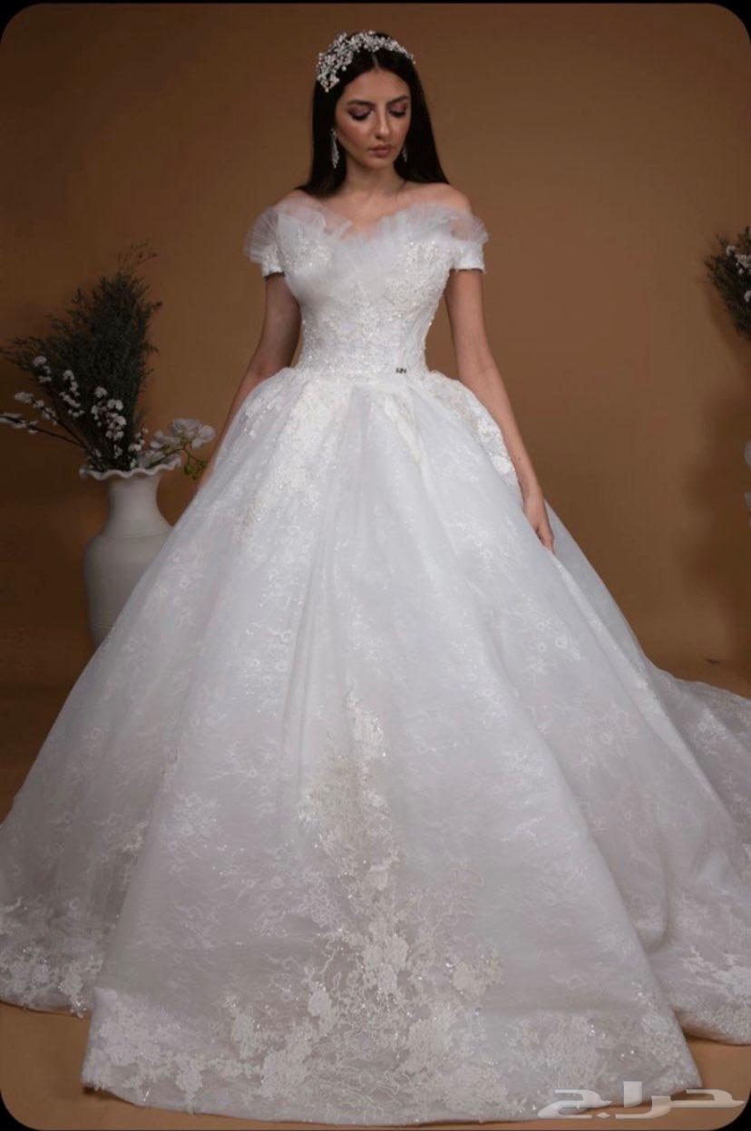 فستان زفاف ابيض للبيع64597409736833110