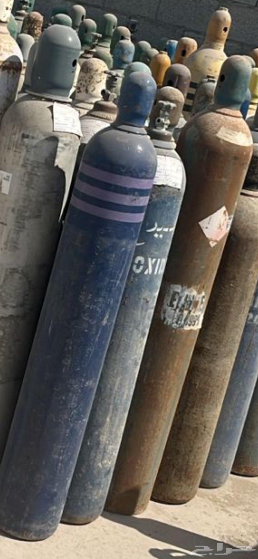 للبيع ( نقدا  أو آجل ) غازات طبية وصناعية مستعملة64594751623299110