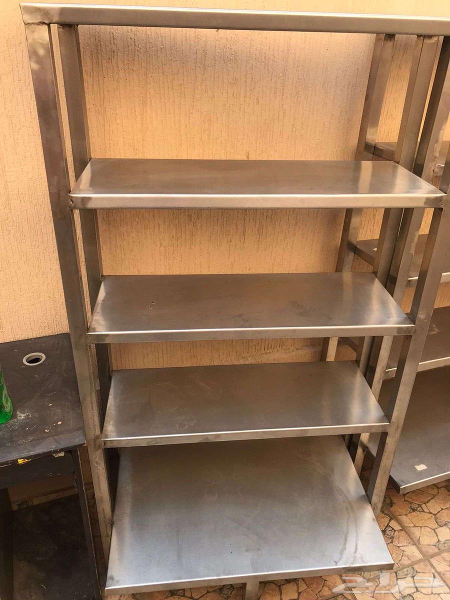 رفوف استيل بحاله جديده وجوده عاليه العدد364597139171203112