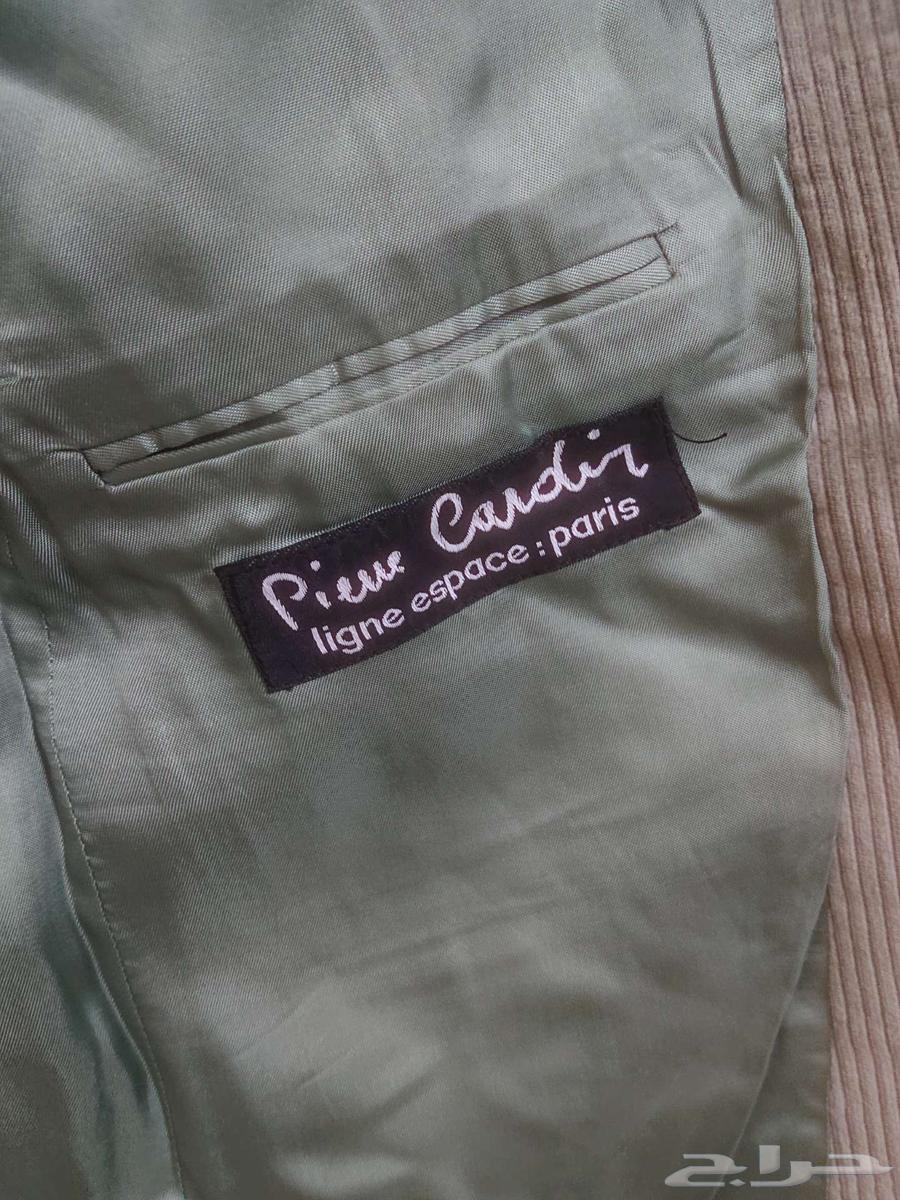 بدلة بيير كاردان مخمل فرنسي اصلي رجالي جديدة مقاس 5064597163582850112