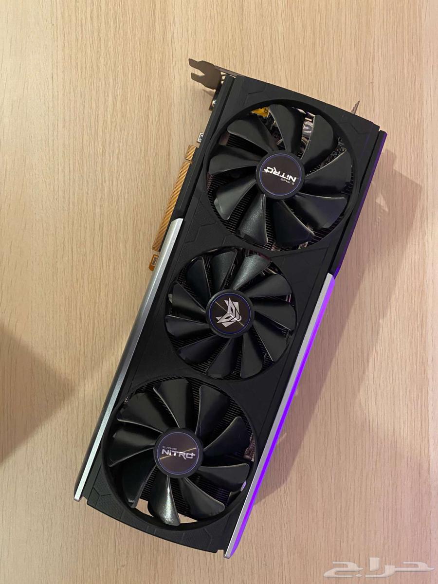 للبيع كارت شاشة AMD 5700XT بالنسخة الأعلى Sapphire Nitro64596365825281111