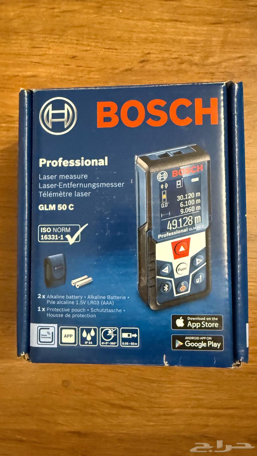 جهاز متر ليزر بوش 50 متر جديد بكرتونه BOSCH GLM 50c64589780380930110