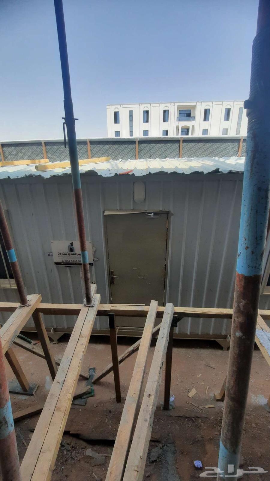 كرفان مكتبي جديد استعمال فتره بسيطه جدا 2 غرفه وبوفيه64590557855490110