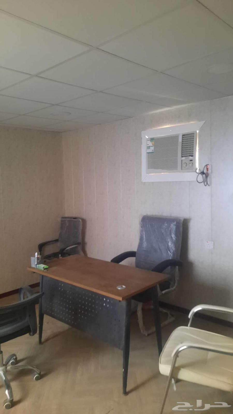 كرفان مكتبي جديد استعمال فتره بسيطه جدا 2 غرفه وبوفيه64590557855490111