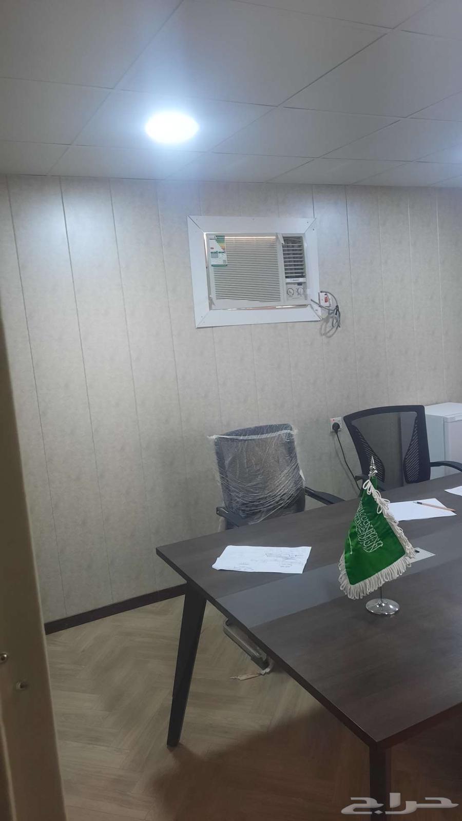 كرفان مكتبي جديد استعمال فتره بسيطه جدا 2 غرفه وبوفيه64590557855490112