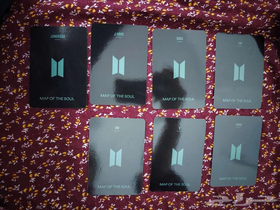 مجموعة بطاقات BTS الأصلية   إصدار Map of the Soul64593509502465112
