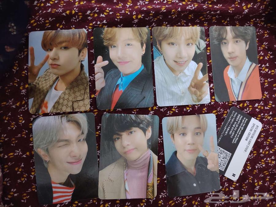 مجموعة بطاقات BTS الأصلية   إصدار Map of the Soul64593509502465110
