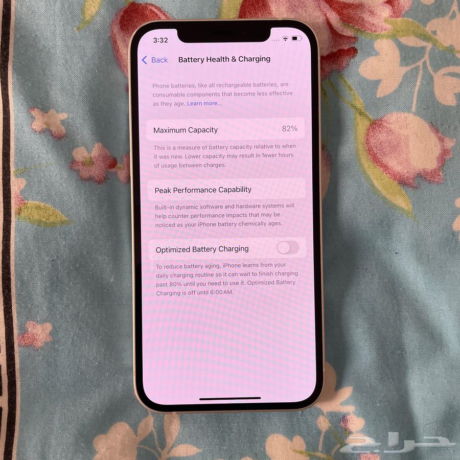 آيفون 12   128 جيجابايت   أبيض لؤلؤي   بحالة ممتازة64592564802690113