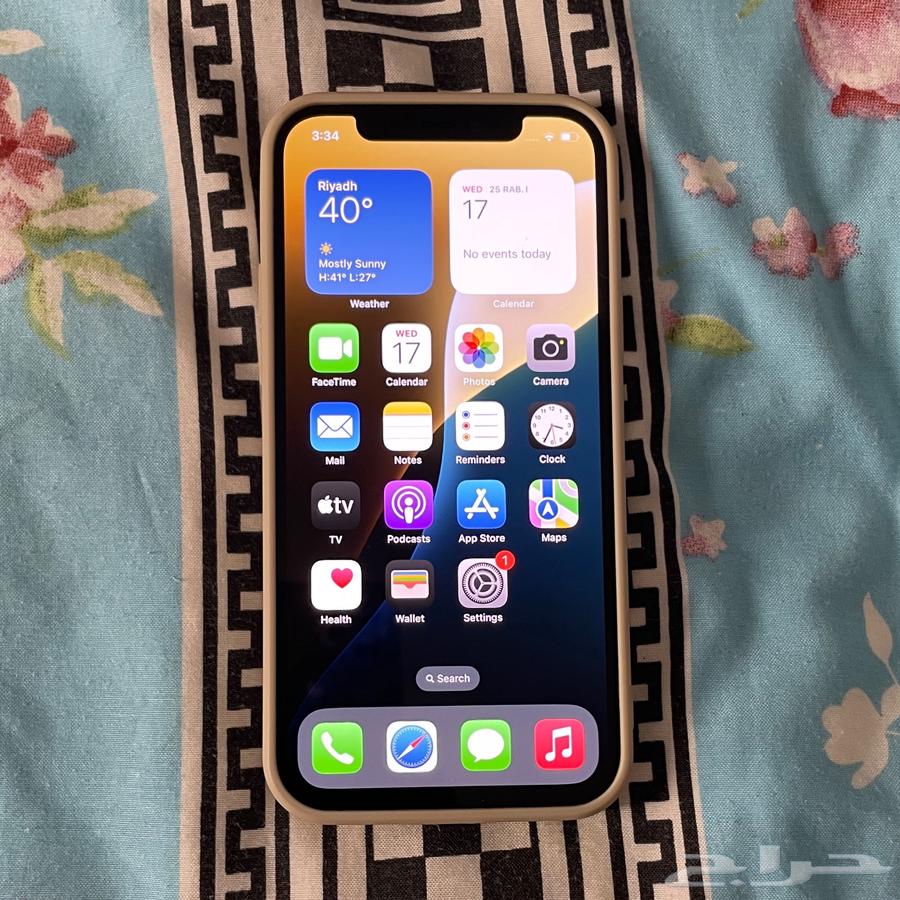 آيفون 12   128 جيجابايت   أبيض لؤلؤي   بحالة ممتازة64592564802690110