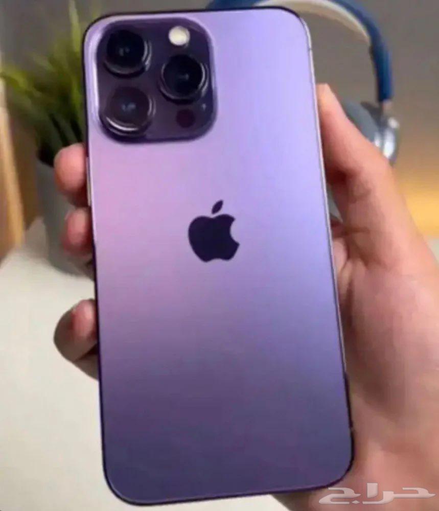 فرصة نادرة  آيفون 14 بنفسجي غامق شبه جديد64606136051329110