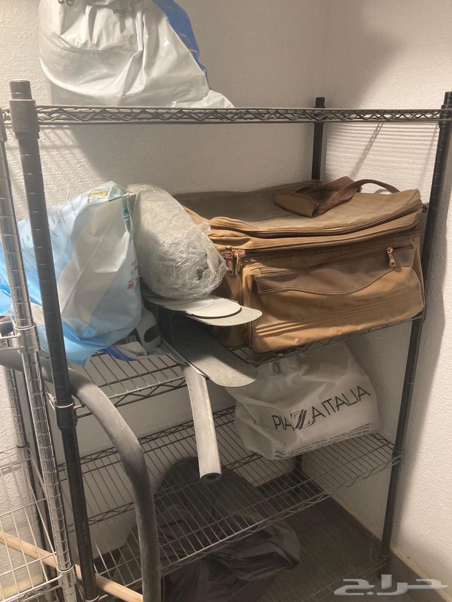 مجموعة رفوف خشب. وحديد. من ايكيا وساكو64598794824322114