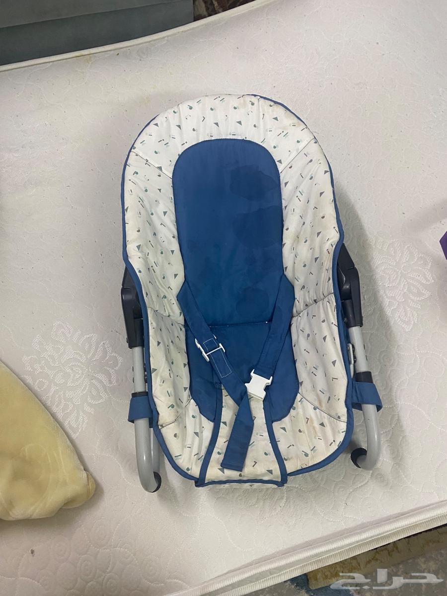 اشياء للبيبي حمالة وكرسي ومشاية64606535898371110