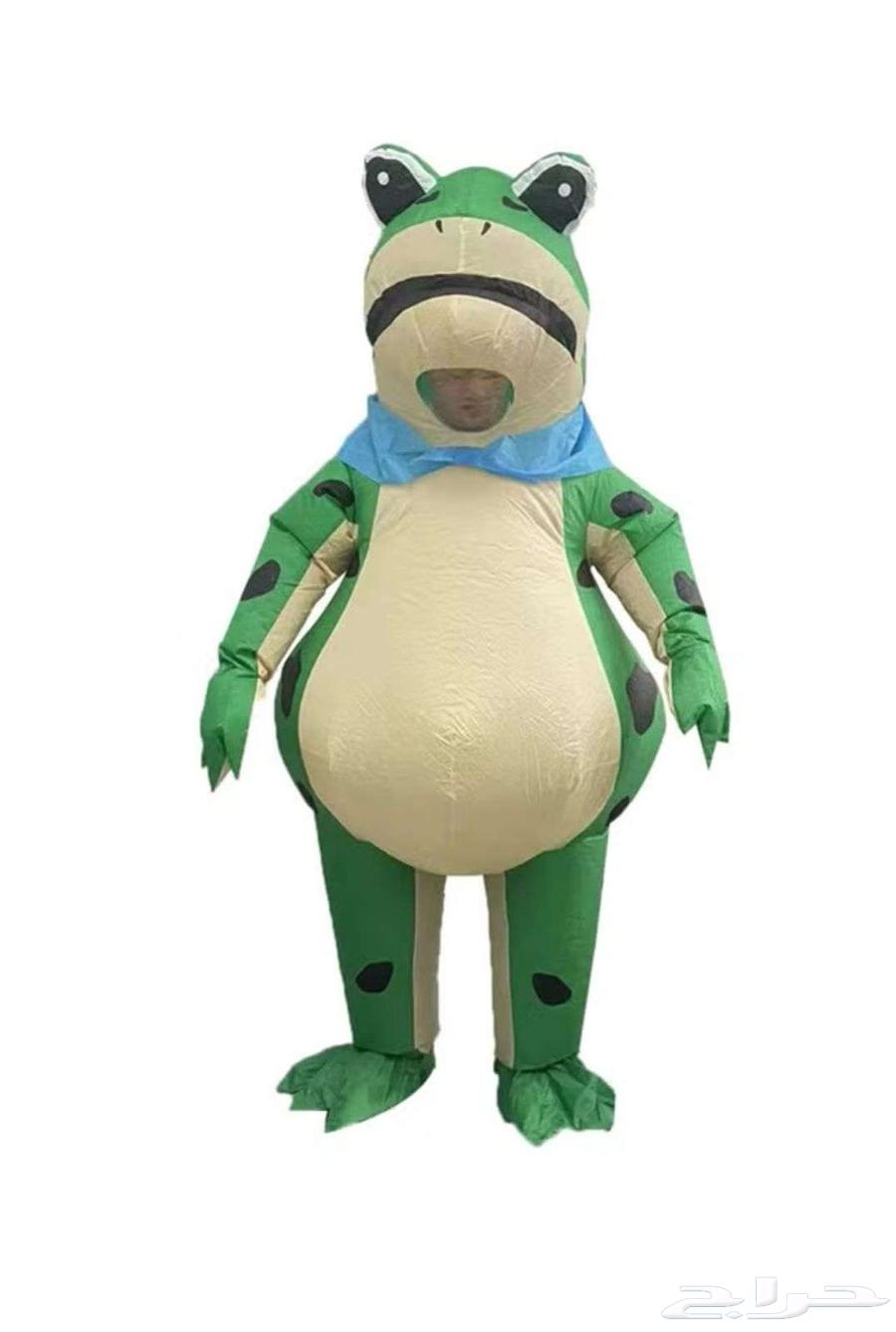 بدله ستيجو صوراس زي ضفدع نفخ مضحكه لحفلات الهالوين التنكريه64598634692483112