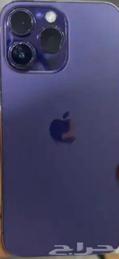 جوال ايفون بروماكس14 ذاكره 128 شبه جديد64616504992131110
