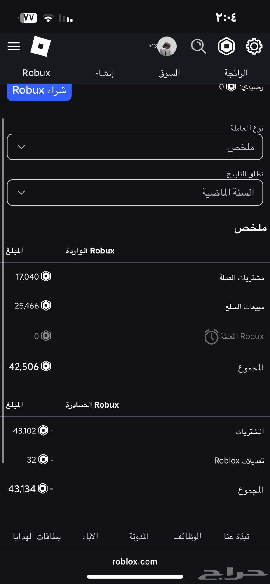 حساب روبلوكس مدفوع عليه 2268 ريال فيه الرجل64609933237123110