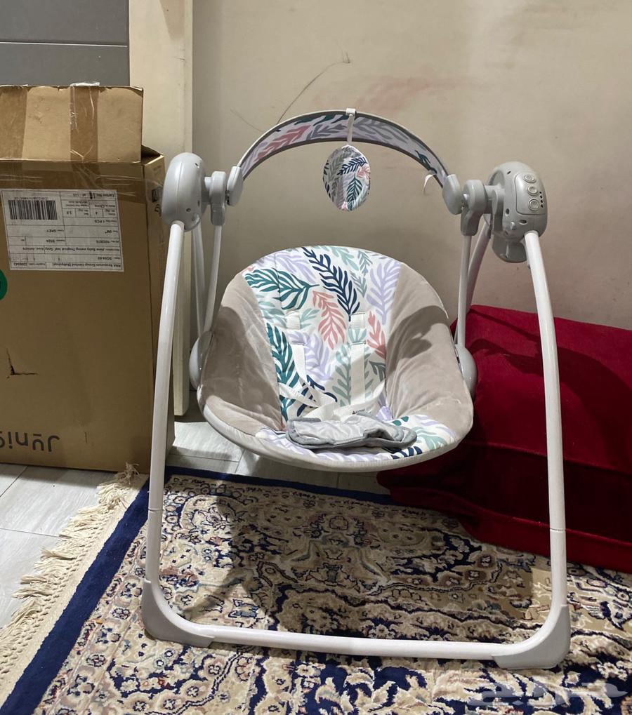 Baby Swing كرسي هزاز وارجوحة للأطفال يعمل بالبطاريات64609011017219111