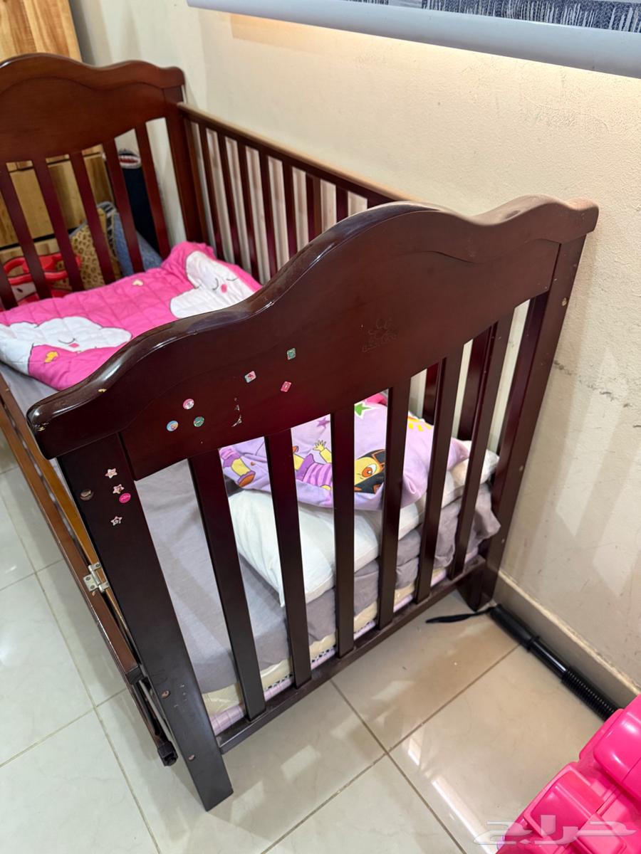 تخت أطفال جديد مع مراتب64608303315074112