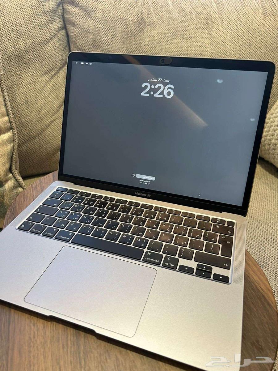 لاب توب ابل ماك بوك اير M1 شبه جديد64610729002625110