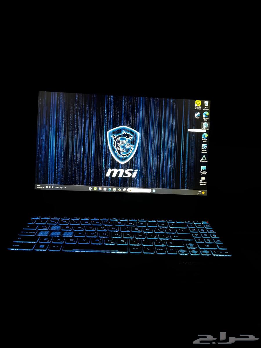 لابتوب MSI Cyborg 15 للألعاب الثقيلة RTX406064612437414147110