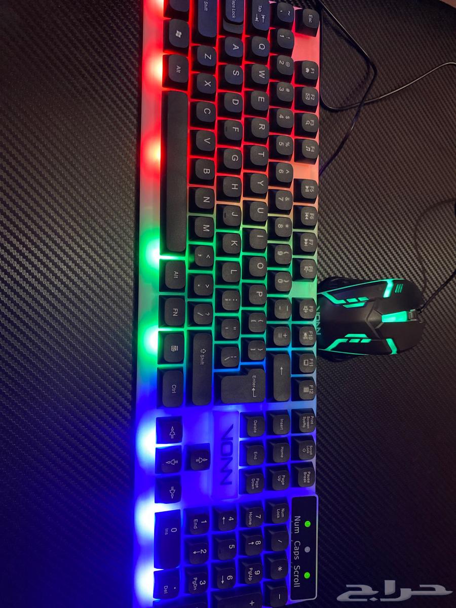 كيبورد وماوس غيمينغ جديد متوفر 29 حبه فقط64613838923010110