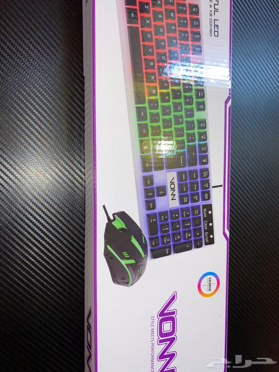 كيبورد وماوس غيمينغ جديد متوفر 29 حبه فقط64613838923010112