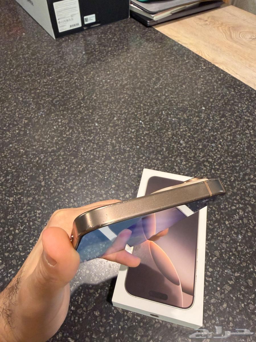 آيفون 16 برو ماكس 256 جيجا لون تيتانيوم استخدام نظيف جدا64616185141761112