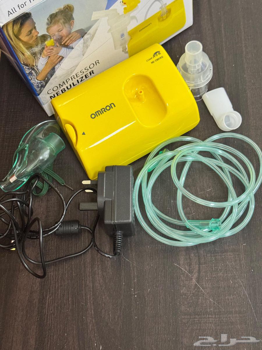 جهاز بخار للأطفال والكبار من OMRON   شبه جديد64616753100162111