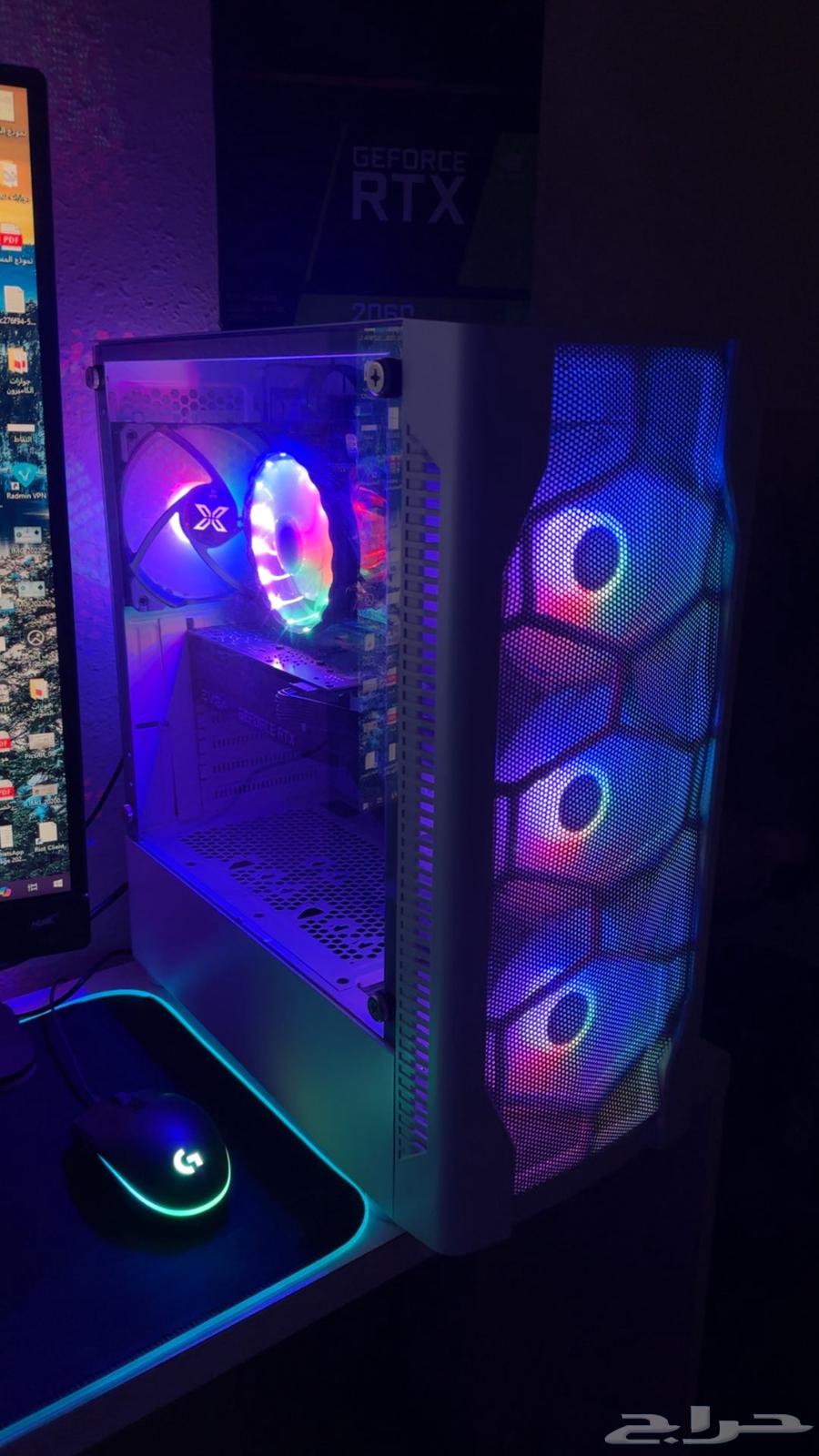 كمبيوتر بي سي قيمينق نظيف Pc gaming RTX64610917187971111