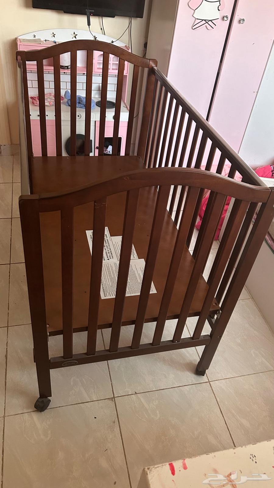 سرير مواليد ماركة جونيور جديد64611629983746110