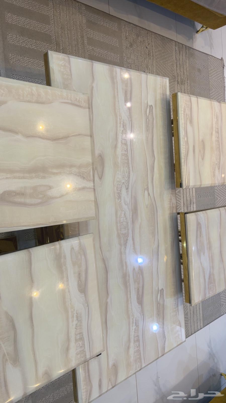 طاولة صالة معيشة 5 قطع 2024 رخام   أستيل64612582644738110