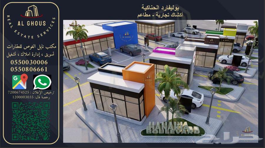 اكشاك تجارية للإيجار في بوليفارد الحناكيه64146688565507113