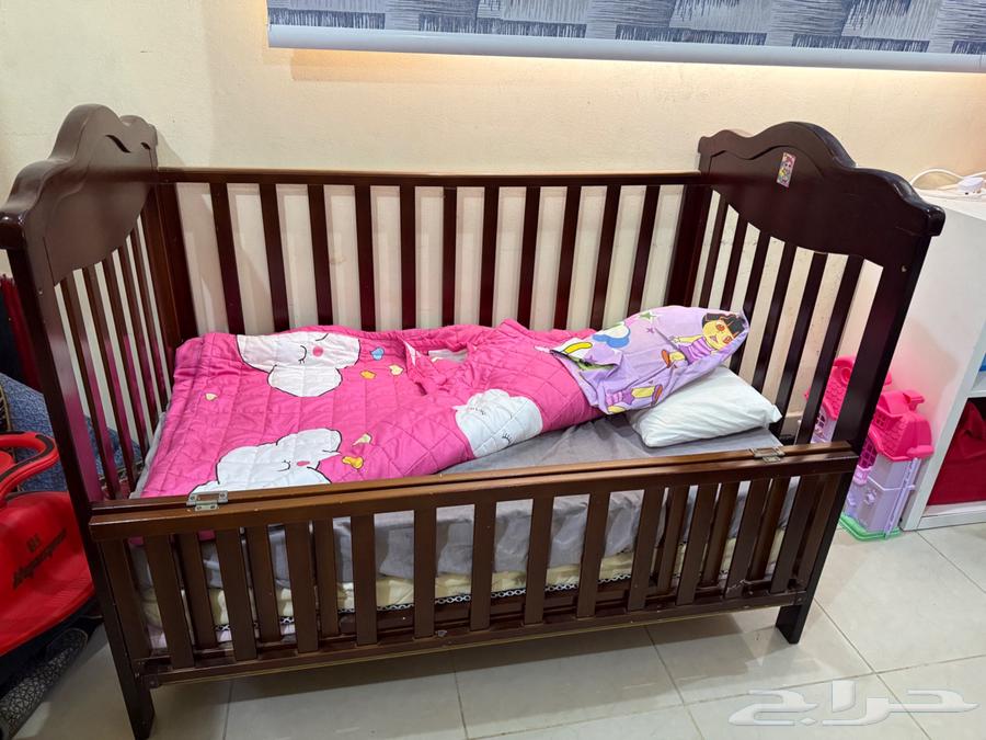 تخت أطفال جديد مع مراتب64608303315074111