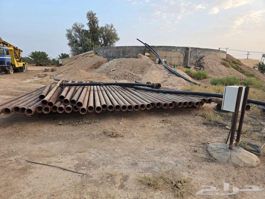 مواسير حديد شبه جديده مقاس 5 بوصه64609698115203110