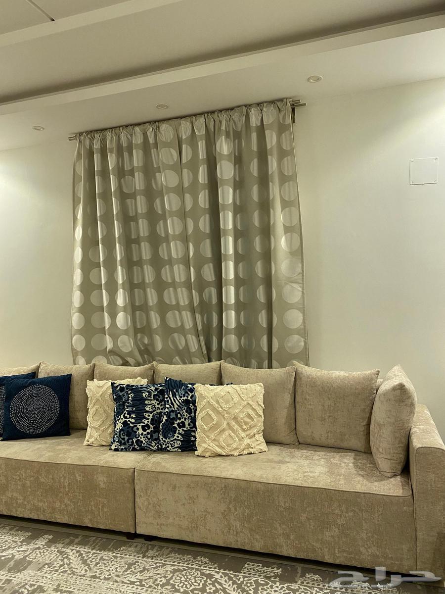 كنب L جديد وجودة ممتازة 2 3 تقريبا64622066711555114