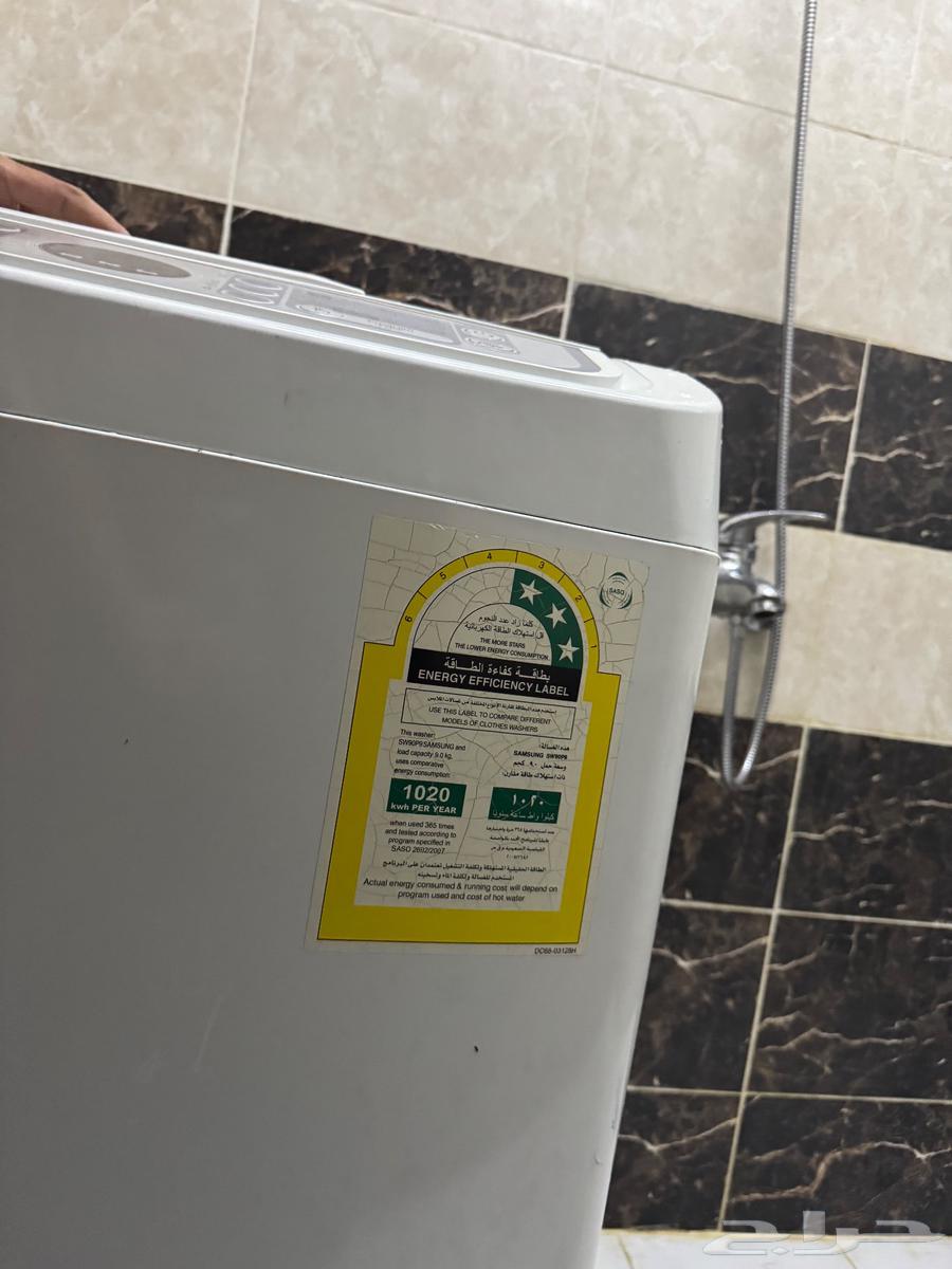 للبيع غسالة سامسونج استعمال خفيف حجم 9 كيلو64624034001153110