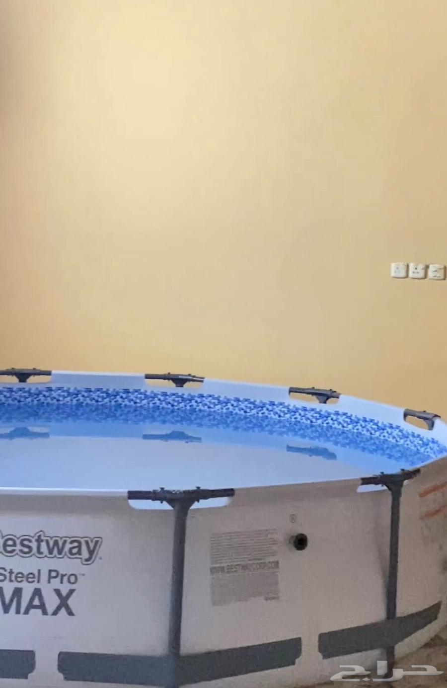 للبيع مسبح عرضه 5 وارتفاعه متر .. استخدام مرتين64624891306626110