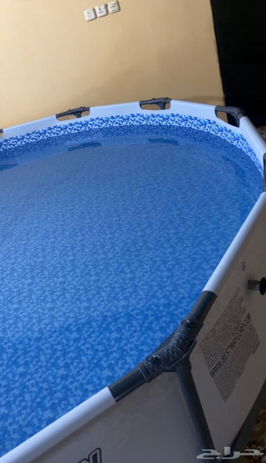 للبيع مسبح عرضه 5 وارتفاعه متر .. استخدام مرتين64624891306626111