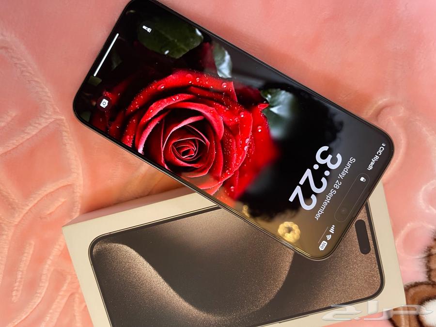 آيفون 15 برو ماكس 256 جيجا مثل الجديد تمام ا64622128425219111