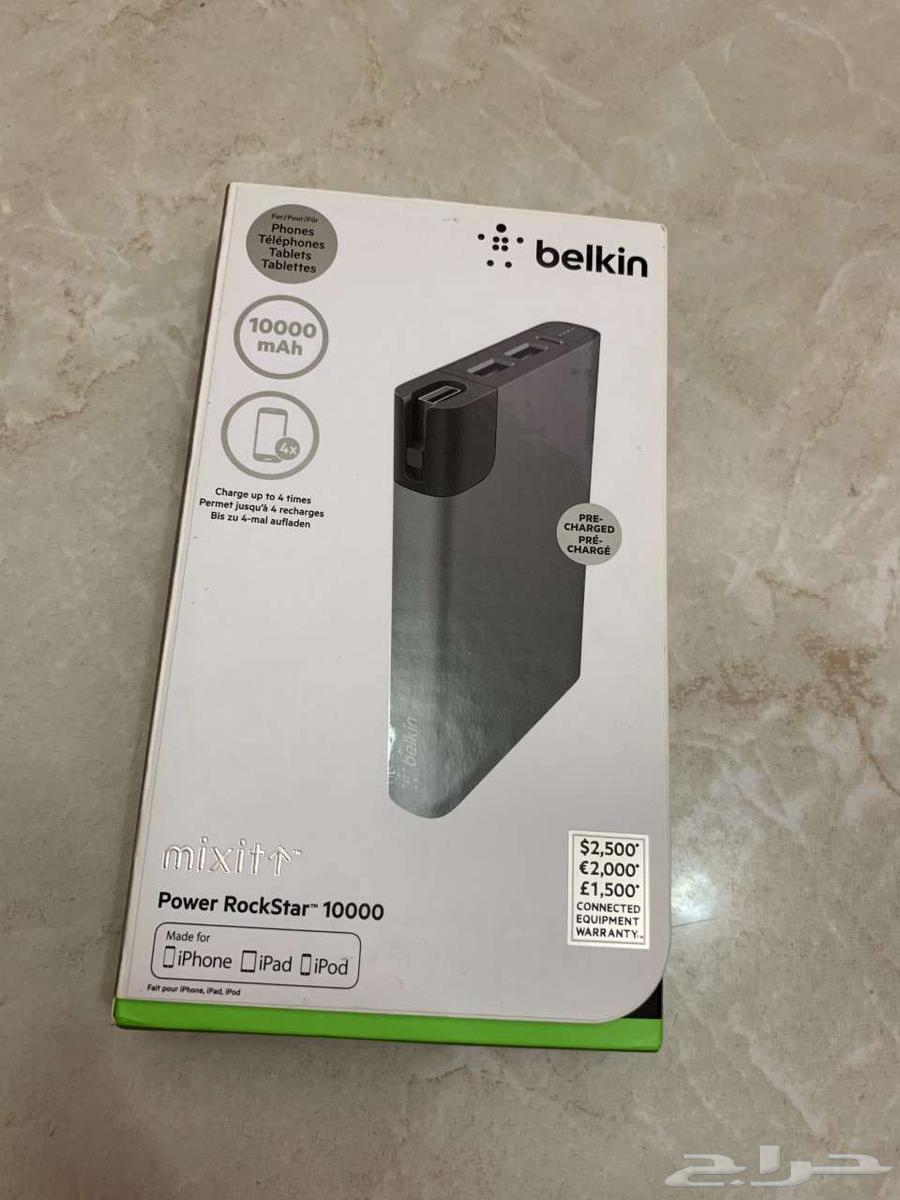 باور بنك بيلكن Belkin سعة 10 الآلآف جديد64405680587523110