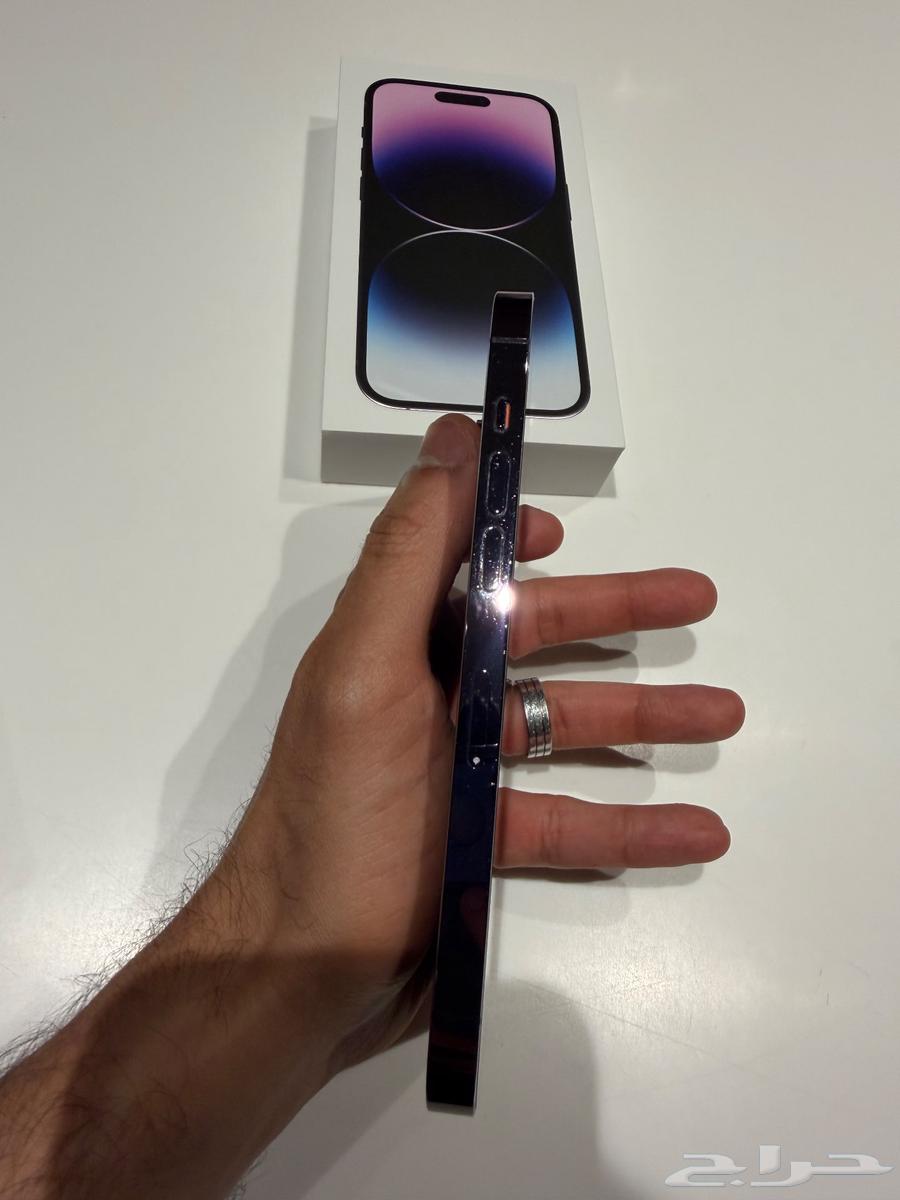 آيفون 14 برو 256 قيقا بنفسجي مع سماعات ايربودز Iphone 14 pr64659739798915112