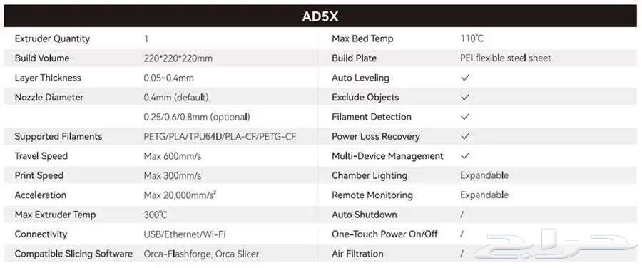 FLASHFORGE AD5X Printer: Economical, Colorful, and Reliable64662496718338111
