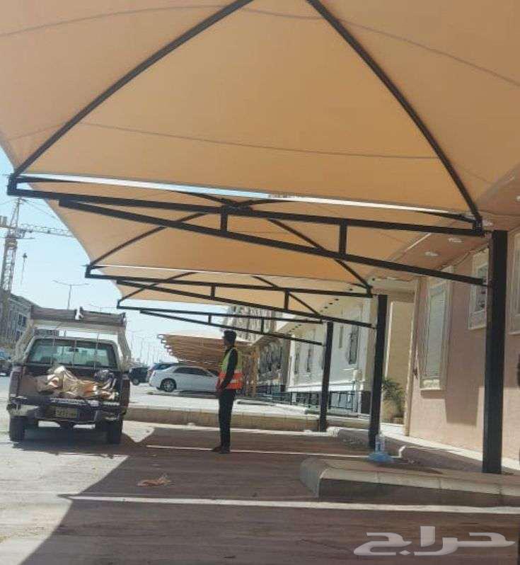 مظلات وسواتر وهناجر سندويش بنل لجميع انواع الحداده64167644301441111