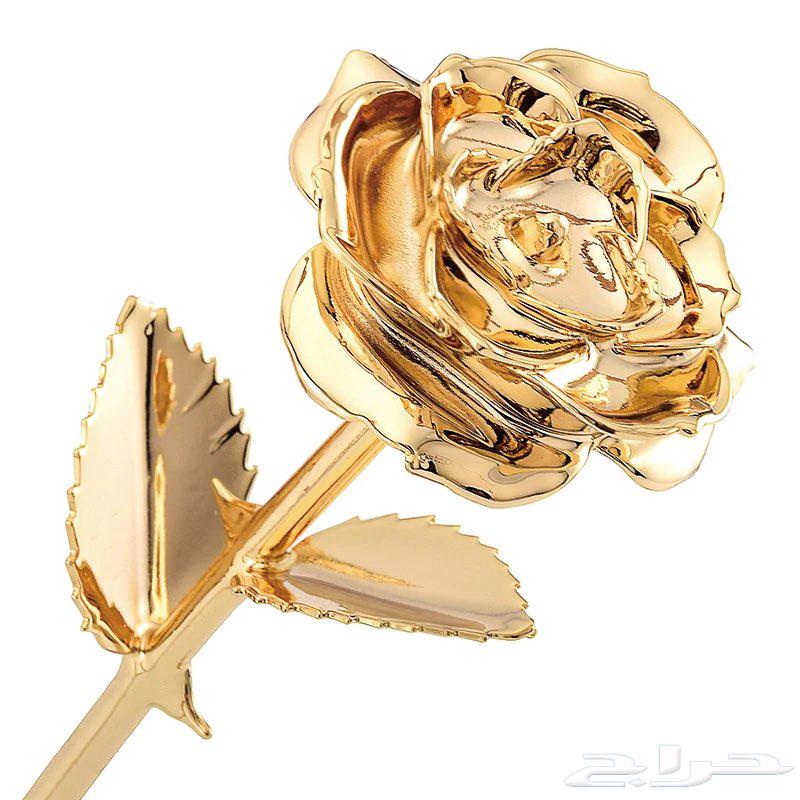 الوردة المطلية بالذهب الحقيقيه الاصلية وزن 170 جم64677640779393111