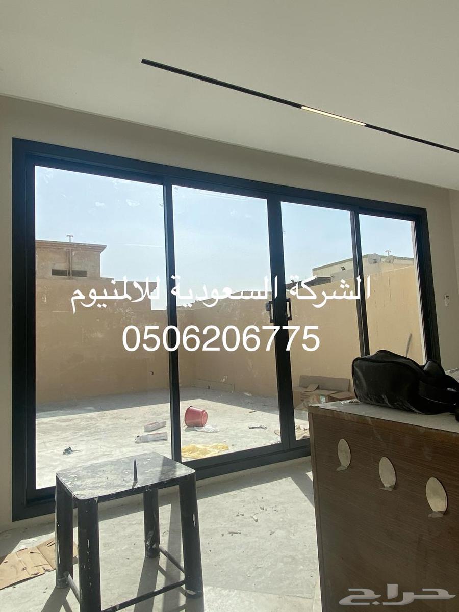 المنيوم ابواب المنيوم شبابيك المنيوم درايش المنيوم باب زجاج64170182471426112