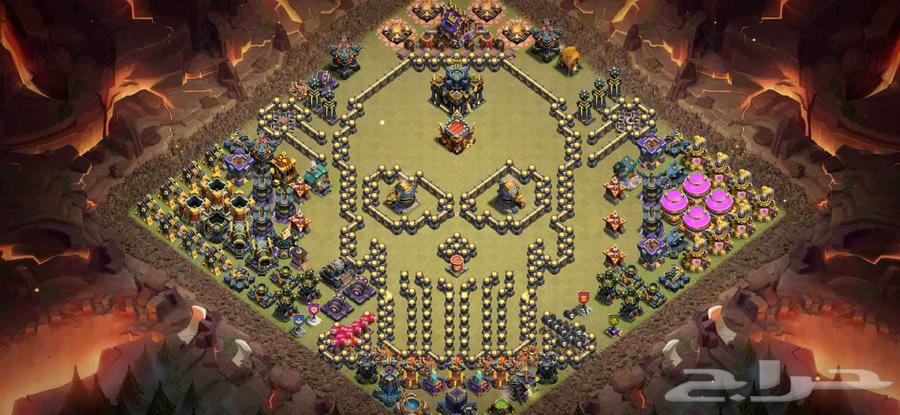 حساب كلاش أوف كلانس تاون 17 - بطلين ماكس وقرية ليلية ماكس64454095912322110