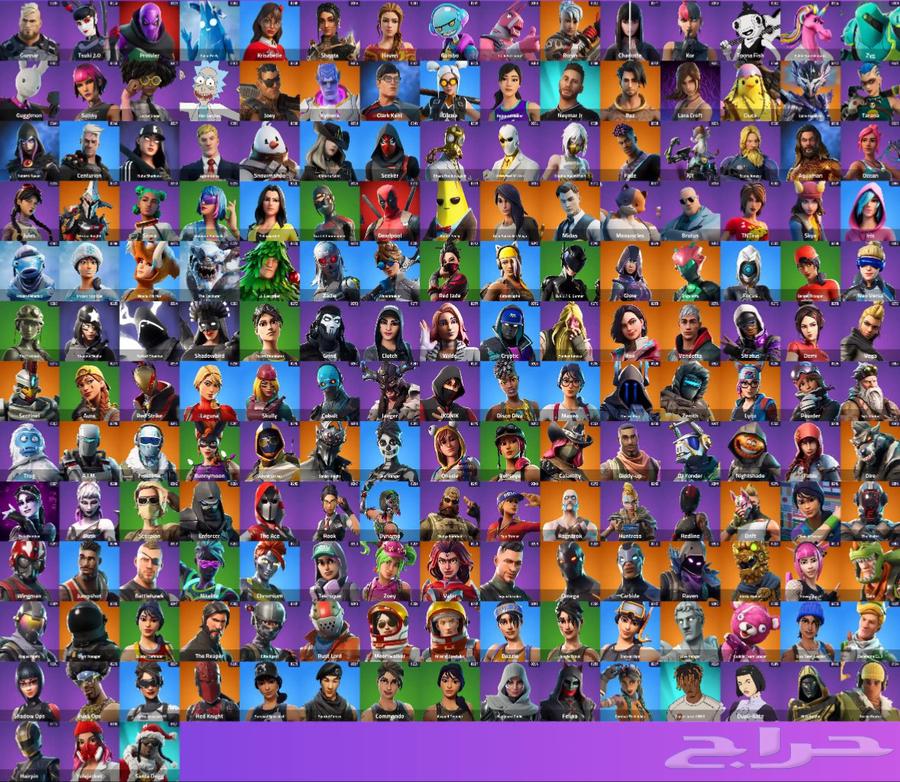 للبيع حساب فورت نايت64578465764994110