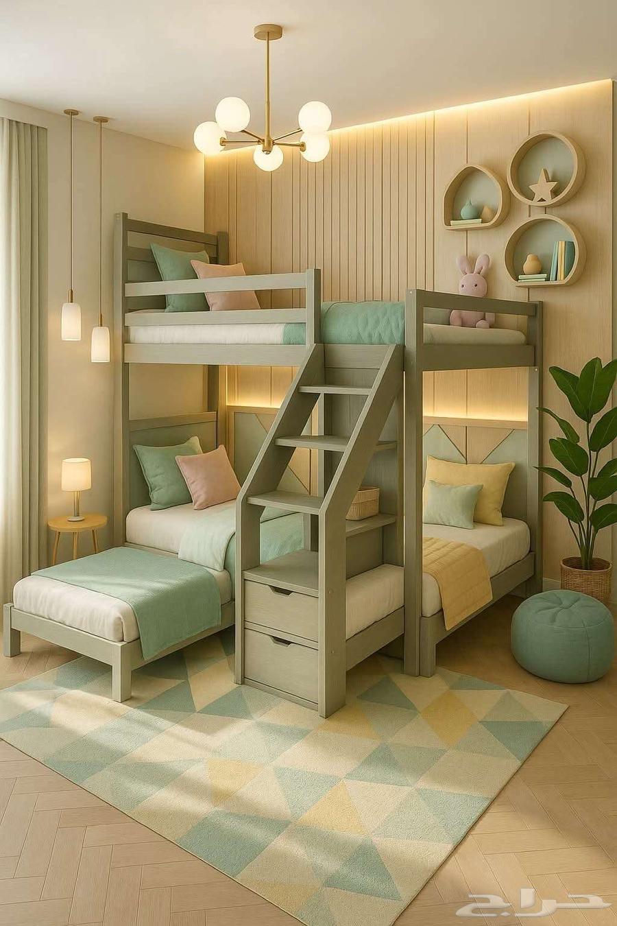 تفصيل غرف شبابي طاولات خزائن والابوب وديكورات64176583897731111